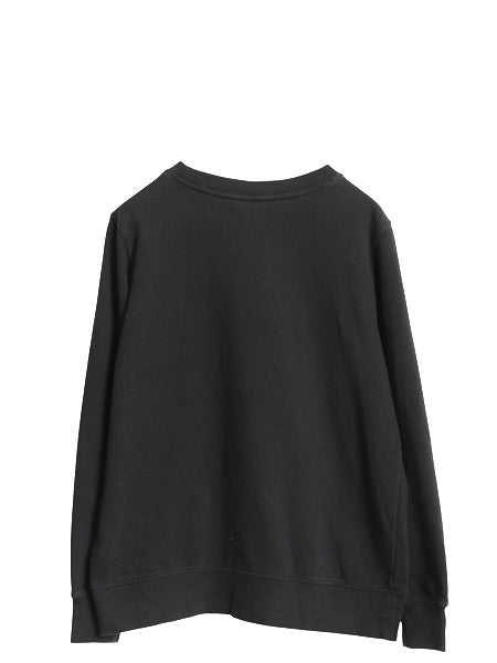 ノースフェイス ロゴ 刺繍 スウェット レディース М / 古着 裏起毛 トレーナー アウトドア クルーネック シンプル トップス 薄手 ブラック