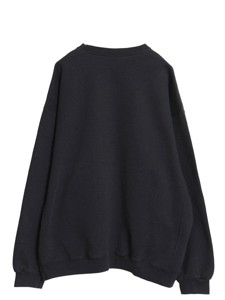 00s ラッセル 無地 スウェット メンズ レディース XXL 古着 オールド トレーナー 前V 裏起毛 ワンポイント 大きいサイズ ブランク ブラック