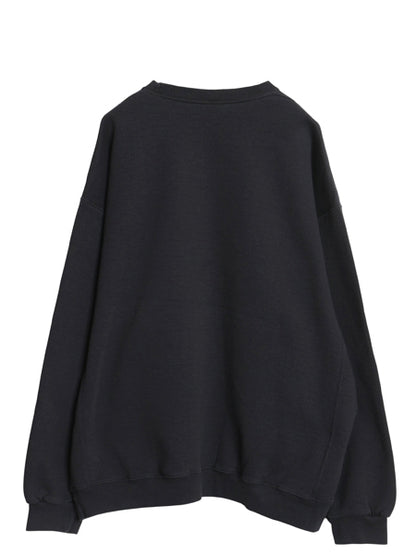00s ラッセル 無地 スウェット メンズ レディース XXL 古着 オールド トレーナー 前V 裏起毛 ワンポイント 大きいサイズ ブランク ブラック