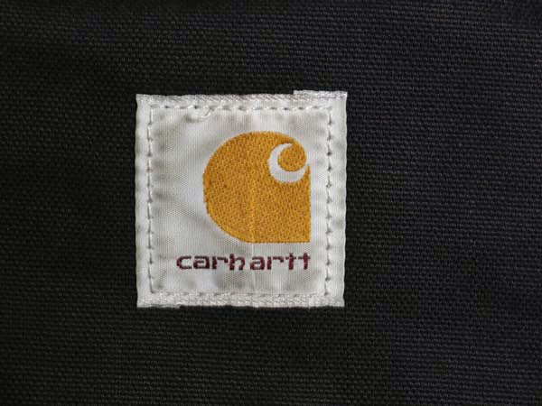 US企画 カーハート トラディショナル コート メンズ M 古着 ワーク ダック ジャケット 中綿 キルティング ライナー ハーフ コート ブラック