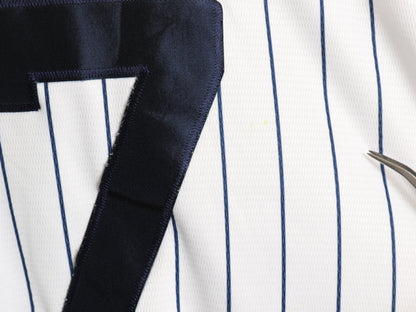 ヤンキース ベースボール シャツ メンズ XXL / MLB オフィシャル マジェスティック ユニフォーム 大リーグ 大きいサイズ 重ね着 半袖シャツ