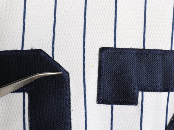 ヤンキース ベースボール シャツ メンズ XXL / MLB オフィシャル マジェスティック ユニフォーム 大リーグ 大きいサイズ 重ね着 半袖シャツ