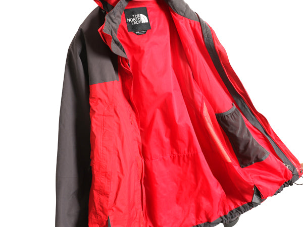 ノースフェイス ゴアテックス ナイロン マウンテンパーカー ジャケット メンズ M 古着 マンパ フルジップ ジャンパー ツートン パッカブル