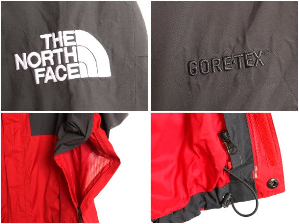 ノースフェイス ゴアテックス ナイロン マウンテンパーカー ジャケット メンズ M 古着 マンパ フルジップ ジャンパー ツートン パッカブル