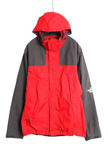 ノースフェイス ゴアテックス ナイロン マウンテンパーカー ジャケット メンズ M 古着 マンパ フルジップ ジャンパー ツートン パッカブル