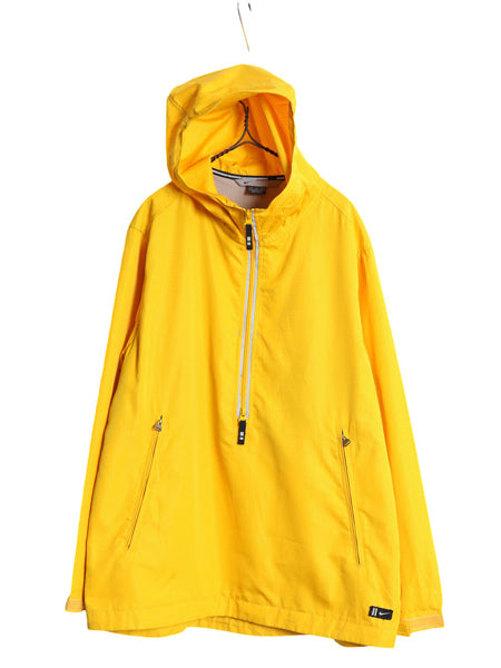 00s ☆ ナイキ ナイロン アノラック パーカー ジャケット メンズ M オールド プルオーバー ハーフジップ  ブルゾン スウッシュ Y2K テック