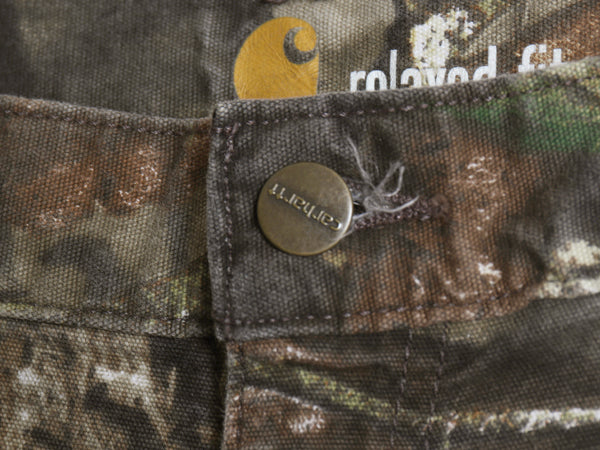 US企画 カーハート リアルツリー カモ キャンバス ワーク パンツ メンズ 34 32 / 102288 ペインター ストレッチ コットン ストレート 迷彩