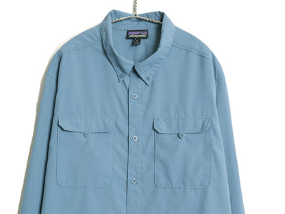 パタゴニア セルフガイデッド ハイク シャツ メンズ XL / 21年製 アウトドア 長袖シャツ ナイロン ボタンダウン 大きいサイズ フィッシング