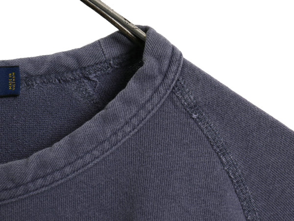 ポロ ラルフローレン スウェット メンズ L 薄手 トレーナー ストレッチ コットン ワンポイント 長袖 Tシャツ ロンT カットソー 裏起毛なし