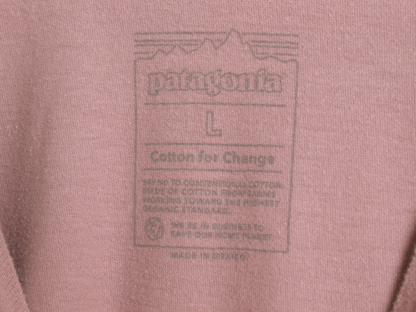 パタゴニア 両面 プリント 半袖 Tシャツ メンズ L 古着 24年製 アウトドア バックプリント グラフィック カットソー オーガニック コットン