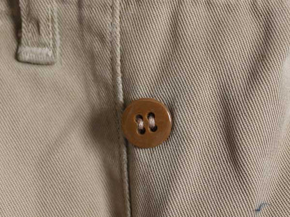40s ★ 米軍実物 USMC チノ パンツ 実寸 29 27 / ヴィンテージ ミリタリー バックポケット無し マリンコープ ストレート コットン チノパン