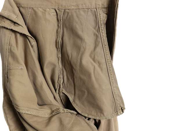 40s ★ 米軍実物 USMC チノ パンツ 実寸 29 27 / ヴィンテージ ミリタリー バックポケット無し マリンコープ ストレート コットン チノパン
