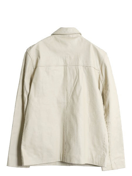 90s オールド ギャップ 本革 レザー ジャケット レディース M / 革ジャン カバーオール ブルゾン ジャンパー ボックス シンプル ナチュラル