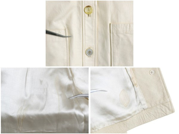 90s オールド ギャップ 本革 レザー ジャケット レディース M / 革ジャン カバーオール ブルゾン ジャンパー ボックス シンプル ナチュラル