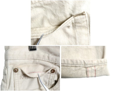 ダブルアールエル ラルフローレン セルビッチ カラー デニム パンツ メンズ 34 34 USA製 ヴィンテージ 加工 ヒゲ ストレート ジーンズ 赤耳