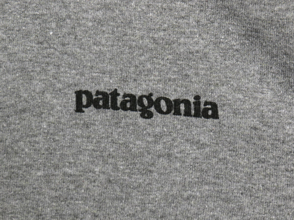 パタゴニア 両面 プリント 半袖 Tシャツ メンズ XXL / 18年製 アウトドア P6 ボックスロゴ バックプリント シンプル 大きいサイズ グレー