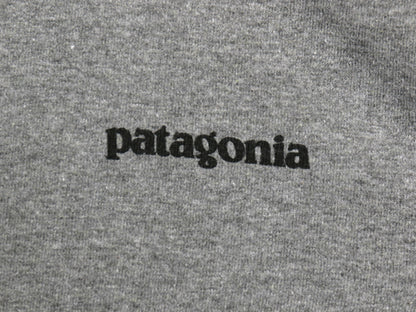 パタゴニア 両面 プリント 半袖 Tシャツ メンズ XXL / 18年製 アウトドア P6 ボックスロゴ バックプリント シンプル 大きいサイズ グレー