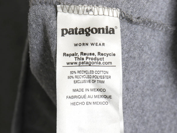 パタゴニア 両面 プリント 半袖 Tシャツ メンズ XXL / 18年製 アウトドア P6 ボックスロゴ バックプリント シンプル 大きいサイズ グレー
