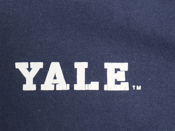 90s USA製 YALE カレッジ プリント 半袖 Tシャツ メンズ XL オールド イエール カットソー シングルステッチ ヘビーウェイト 大きいサイズ