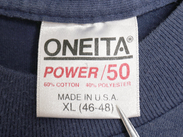 90s USA製 YALE カレッジ プリント 半袖 Tシャツ メンズ XL オールド イエール カットソー シングルステッチ ヘビーウェイト 大きいサイズ