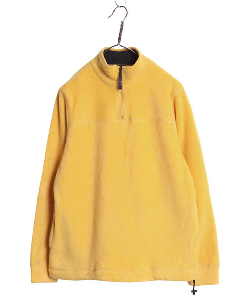 00s オールド ギャップ ハーフジップ フリース ジャケット メンズ レディース S / プルオーバー ハイネック ブルゾン ジャンパー イエロー