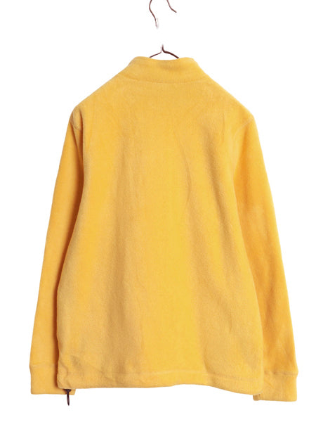 00s オールド ギャップ ハーフジップ フリース ジャケット メンズ レディース S / プルオーバー ハイネック ブルゾン ジャンパー イエロー