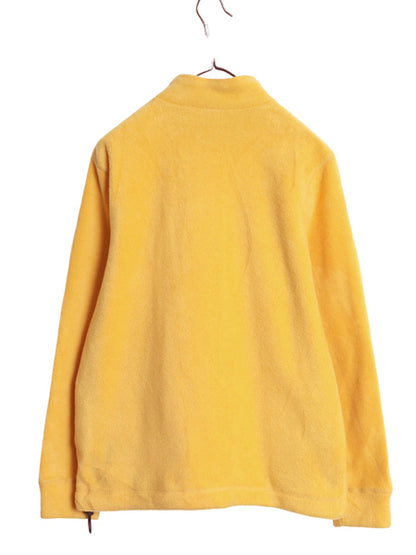 00s オールド ギャップ ハーフジップ フリース ジャケット メンズ レディース S / プルオーバー ハイネック ブルゾン ジャンパー イエロー