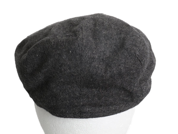 デッドストック キャメルヘア ハンチング キャップ メンズ レディース L / XL 帽子 無地 シンプル 中綿 ライナー付き 大きいサイズ Amicale