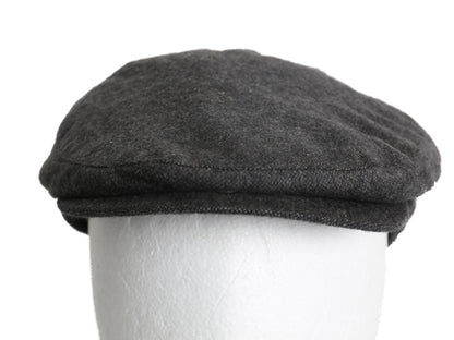 デッドストック キャメルヘア ハンチング キャップ メンズ レディース L / XL 帽子 無地 シンプル 中綿 ライナー付き 大きいサイズ Amicale