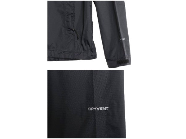 US企画 ノースフェイス ベンチャー 2 ジャケット レディース L マウンテンパーカー ナイロン DRYVENT ジャンパー パッカブル ハイネック 黒