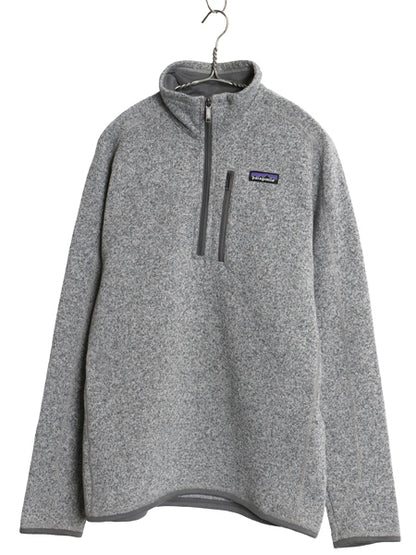 パタゴニア ベターセーター ハーフジップ メンズ M / 18年製 フリース セーター 裏起毛 プルオーバー ジャケット アウトドア ジャンパー 灰