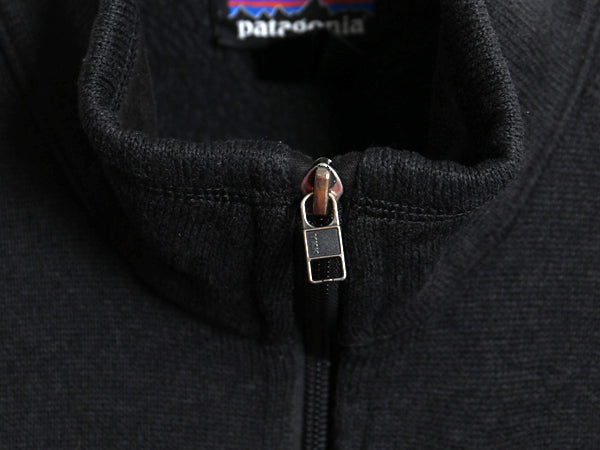 パタゴニア ベターセーター ベスト メンズ XXL / 19年製 フリース セーター 前開き フルジップ 重ね着 ワンポイント 大きいサイズ ブラック