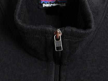 パタゴニア ベターセーター ベスト メンズ XXL / 19年製 フリース セーター 前開き フルジップ 重ね着 ワンポイント 大きいサイズ ブラック