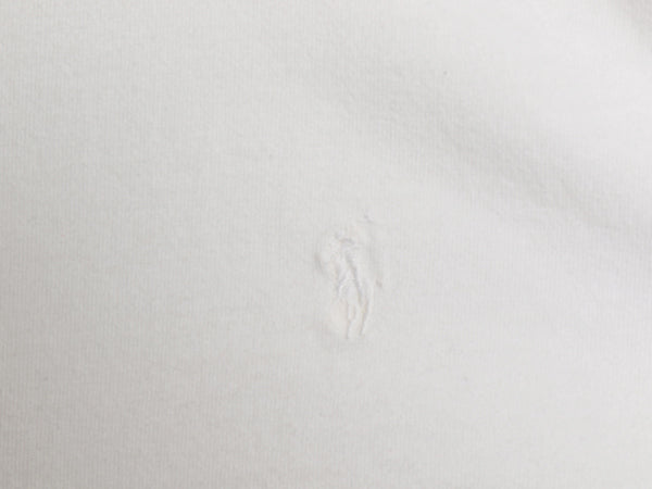 00s ポロ ラルフローレン 半袖 Tシャツ メンズ XL / オールド ヴィンテージ モデル ワンポイント シングルステッチ 大きいサイズ ホワイト