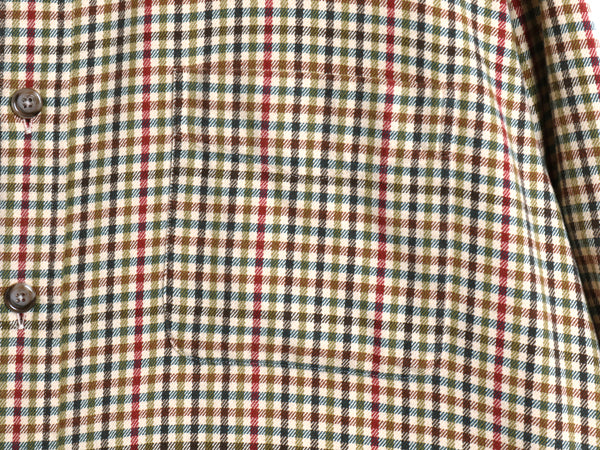 00s ラルフローレン 長袖 ボタンダウン フランネル シャツ メンズ XXL / オールド ポロ CLASSIC FIT ネルシャツ チェック 大きいサイズ BD