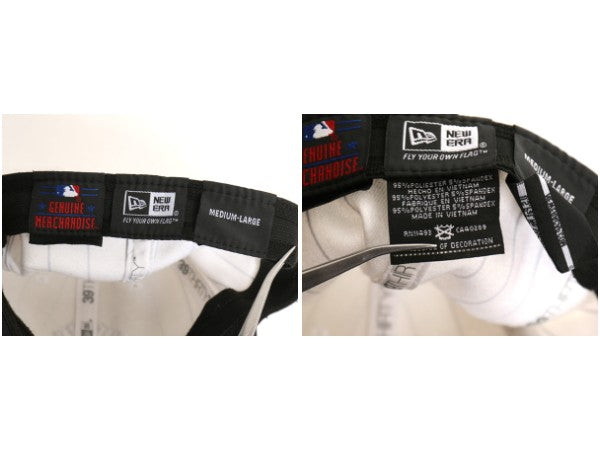 デッドストック ニューエラ ヤンキース ベースボール キャップ メンズ M L / 帽子 MLB オフィシャル 39 THIRTY 大リーグ 野球 ストライプ