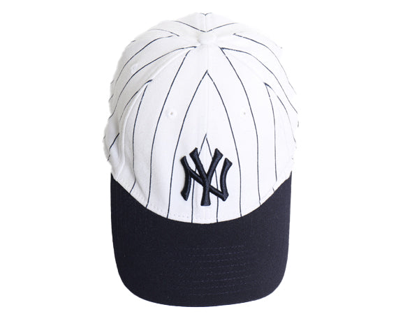 デッドストック ニューエラ ヤンキース ベースボール キャップ メンズ M L / 帽子 MLB オフィシャル 39 THIRTY 大リーグ 野球 ストライプ