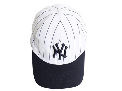 デッドストック ニューエラ ヤンキース ベースボール キャップ メンズ M L / 帽子 MLB オフィシャル 39 THIRTY 大リーグ 野球 ストライプ