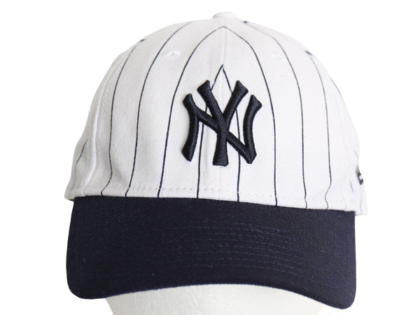 デッドストック ニューエラ ヤンキース ベースボール キャップ メンズ M L / 帽子 MLB オフィシャル 39 THIRTY 大リーグ 野球 ストライプ