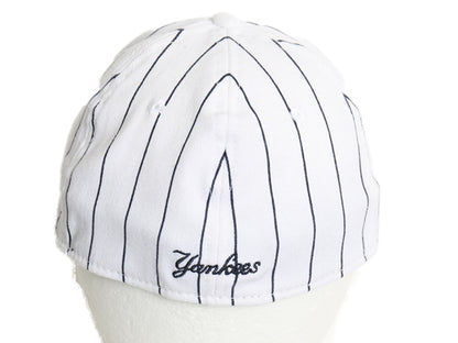 デッドストック ニューエラ ヤンキース ベースボール キャップ メンズ M L / 帽子 MLB オフィシャル 39 THIRTY 大リーグ 野球 ストライプ