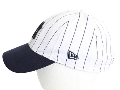 デッドストック ニューエラ ヤンキース ベースボール キャップ メンズ M L / 帽子 MLB オフィシャル 39 THIRTY 大リーグ 野球 ストライプ