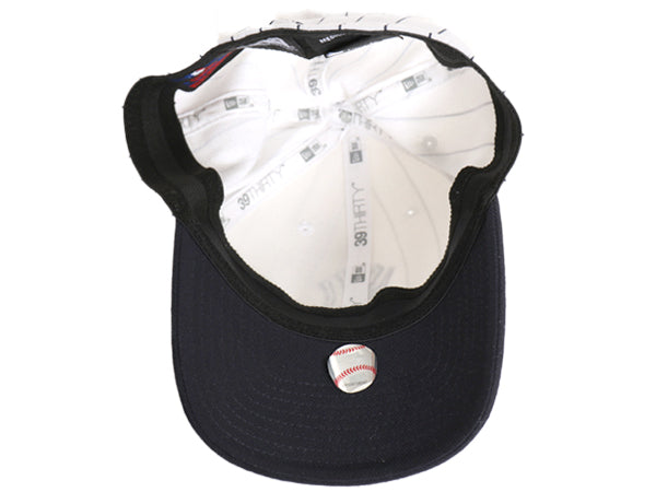 デッドストック ニューエラ ヤンキース ベースボール キャップ メンズ M L / 帽子 MLB オフィシャル 39 THIRTY 大リーグ 野球 ストライプ