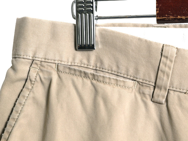 90s ポロ ラルフローレン コットン チノ パンツ 36 30.5 / オールド スラックス チノパン ストレート ノータック アーミー タイプ ベージュ