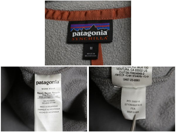 パタゴニア ライトウェイト シンチラ スナップT レディース M / 18年製 フリース プルオーバー ジャケット ブルゾン アウトドア ジャンパー