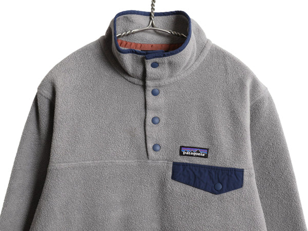 パタゴニア ライトウェイト シンチラ スナップT レディース M / 18年製 フリース プルオーバー ジャケット ブルゾン アウトドア ジャンパー
