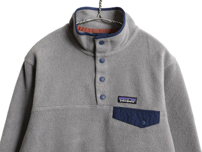 パタゴニア ライトウェイト シンチラ スナップT レディース M / 18年製 フリース プルオーバー ジャケット ブルゾン アウトドア ジャンパー