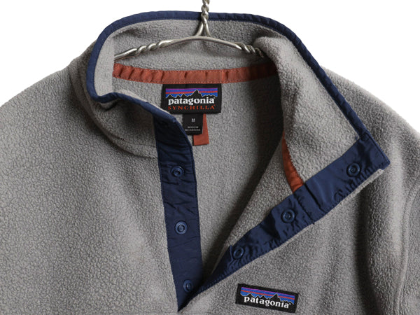 パタゴニア ライトウェイト シンチラ スナップT レディース M / 18年製 フリース プルオーバー ジャケット ブルゾン アウトドア ジャンパー