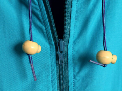 80s USA製 エルエルビーン ナイロン パーカー ジャケット レディース M メンズ S 程/ 80年代 ヴィンテージ LLBean フルジップ ハイネック