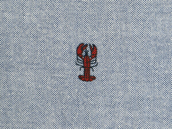 ■ ブルックスブラザーズ ロブスター モノグラム オックスフォード 半袖 ボタンダウン シャツ メンズ XL / Brooks Brothers 総柄 プリント