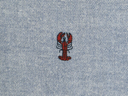 ■ ブルックスブラザーズ ロブスター モノグラム オックスフォード 半袖 ボタンダウン シャツ メンズ XL / Brooks Brothers 総柄 プリント